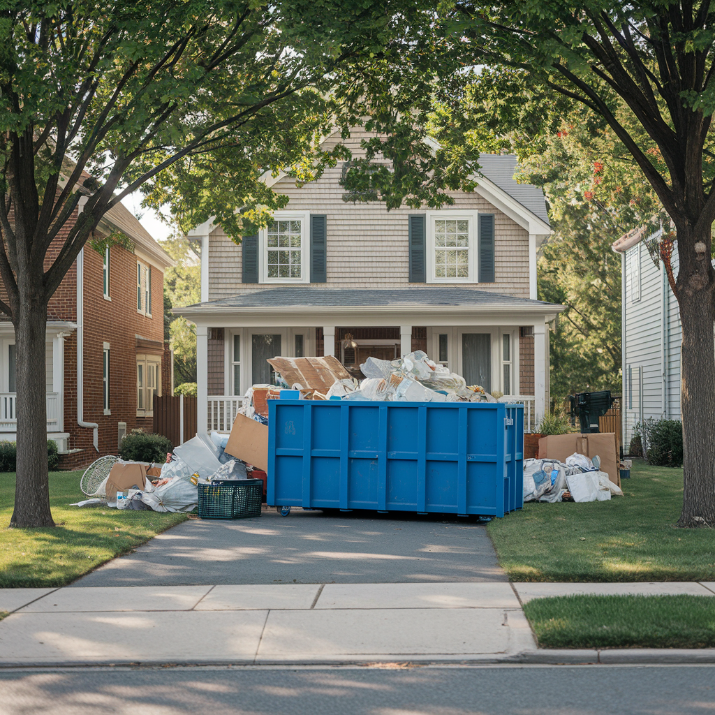 Dump It residential dumpster rental for home cleanout
