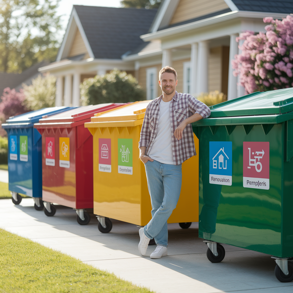 Dump It dumpsters for renovation, remodeling, and home projects