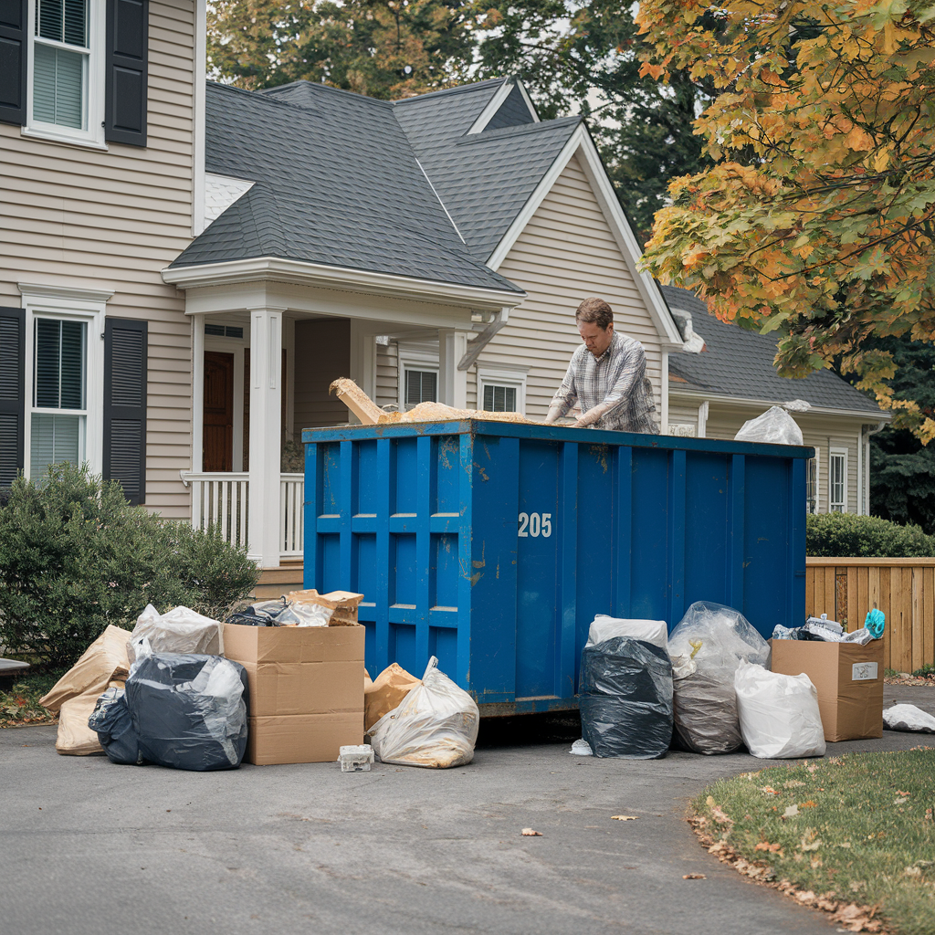Dump It residential dumpster for junk removal service