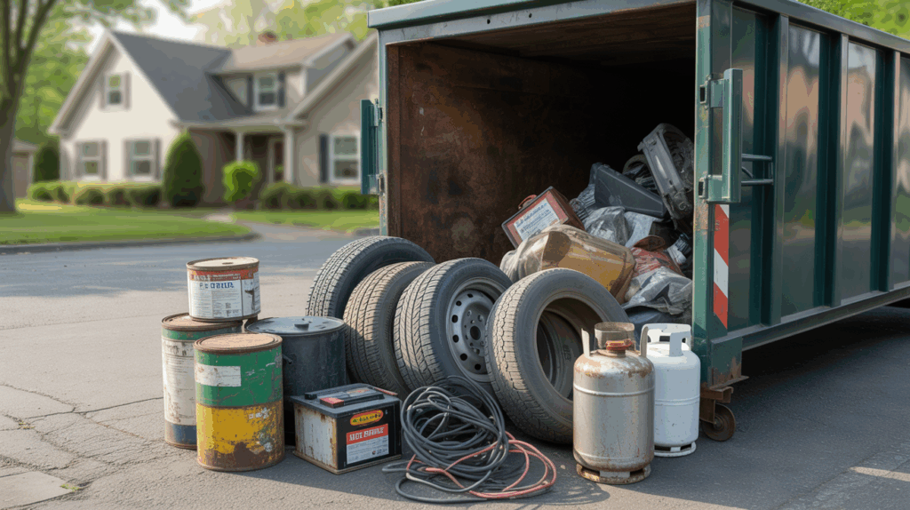 Prohibited Dumpster Items