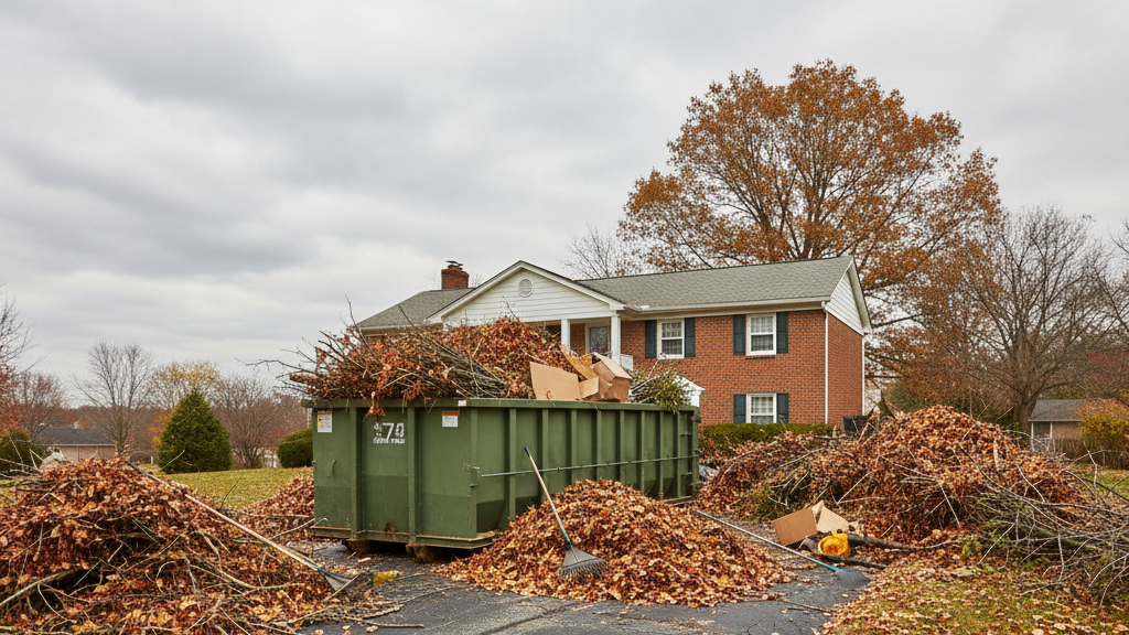 Fall Cleanup Dumpster