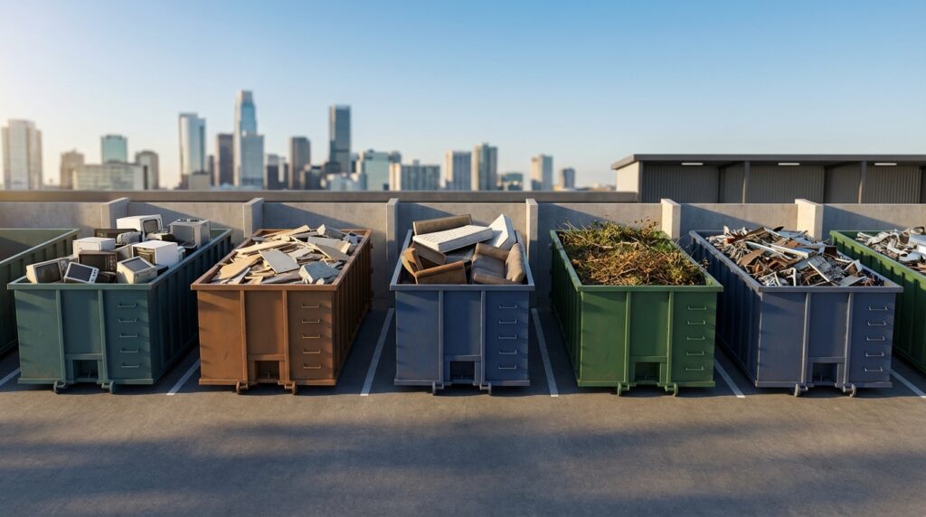 junk that requires a dumpster