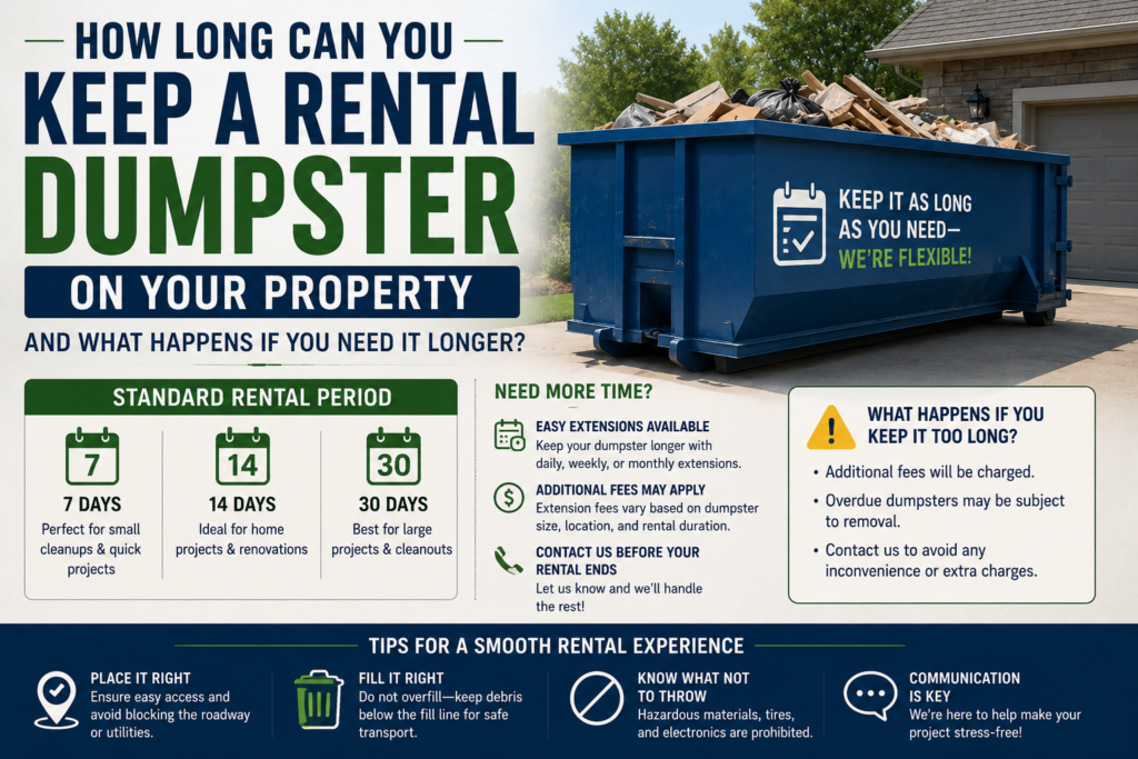 Rental dumpster guide and tips