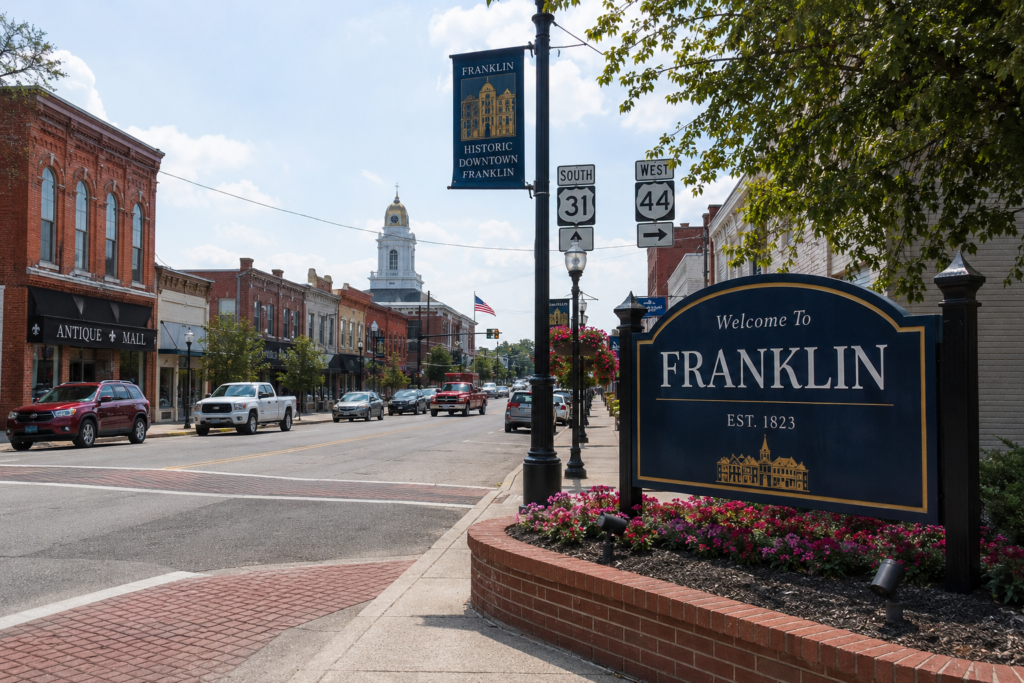 Downtown Franklin, Indiana