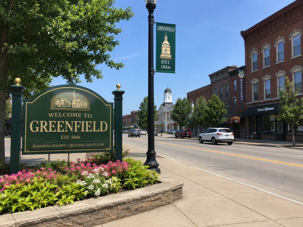 Downtown Greenfield, Indiana